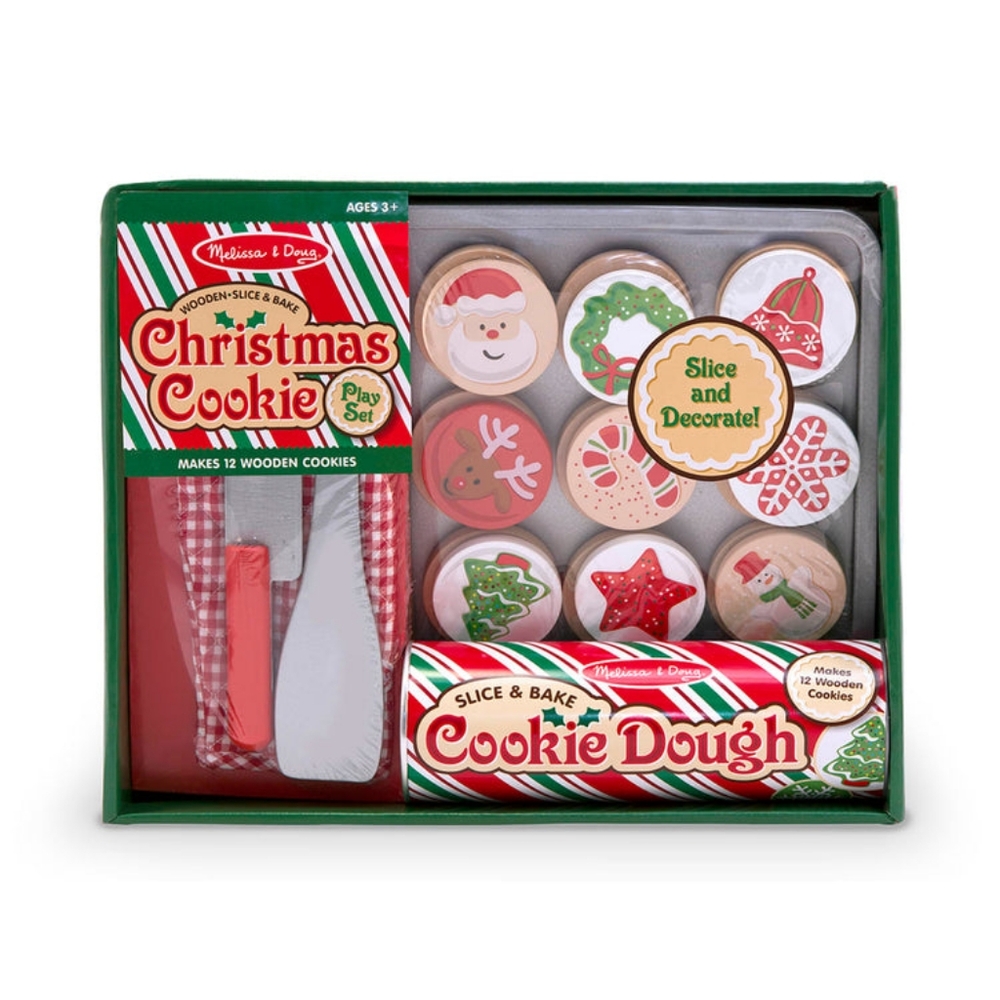 Melissa and Doug Slice & Bake Christmas Cookie Play Set NEW